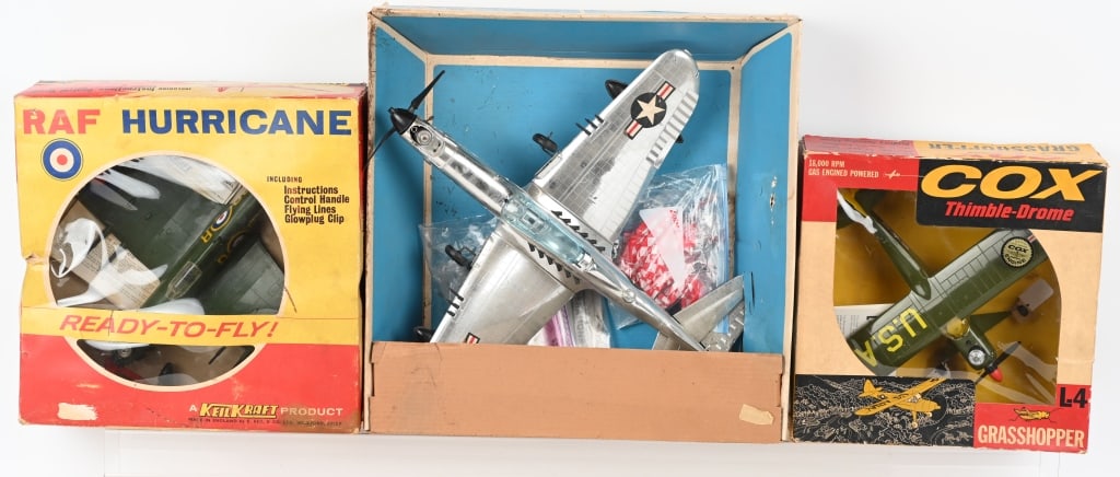 3- R/C AIRPLANES w/ BOXES (1 of 4)