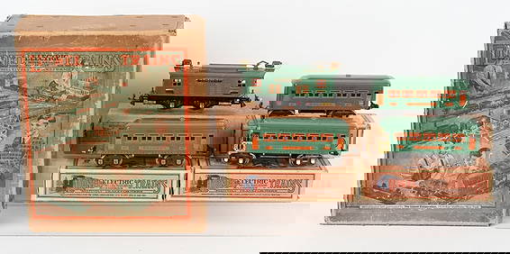 LIONEL PRE-WAR O GA 296 SET w/ BOX (1 of 5)