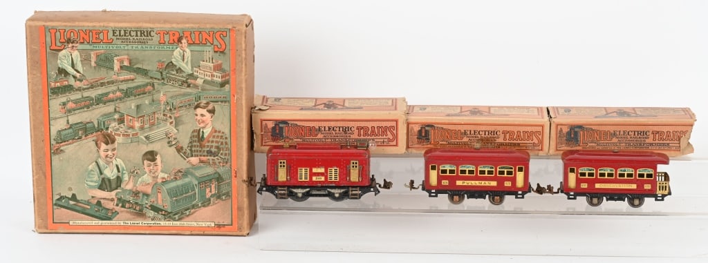 LIONEL PRE-WAR O GA 292 SET w/ BOX (1 of 5)