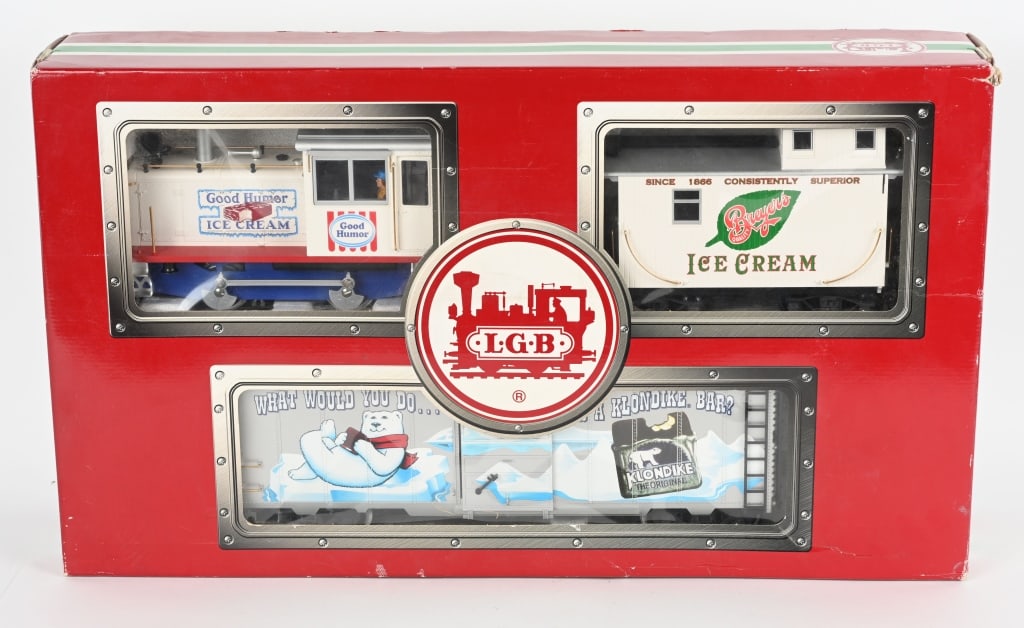 LGB #70634 GOOD HUMOR ICE CREAM TRAIN SET MIB (1 of 3)