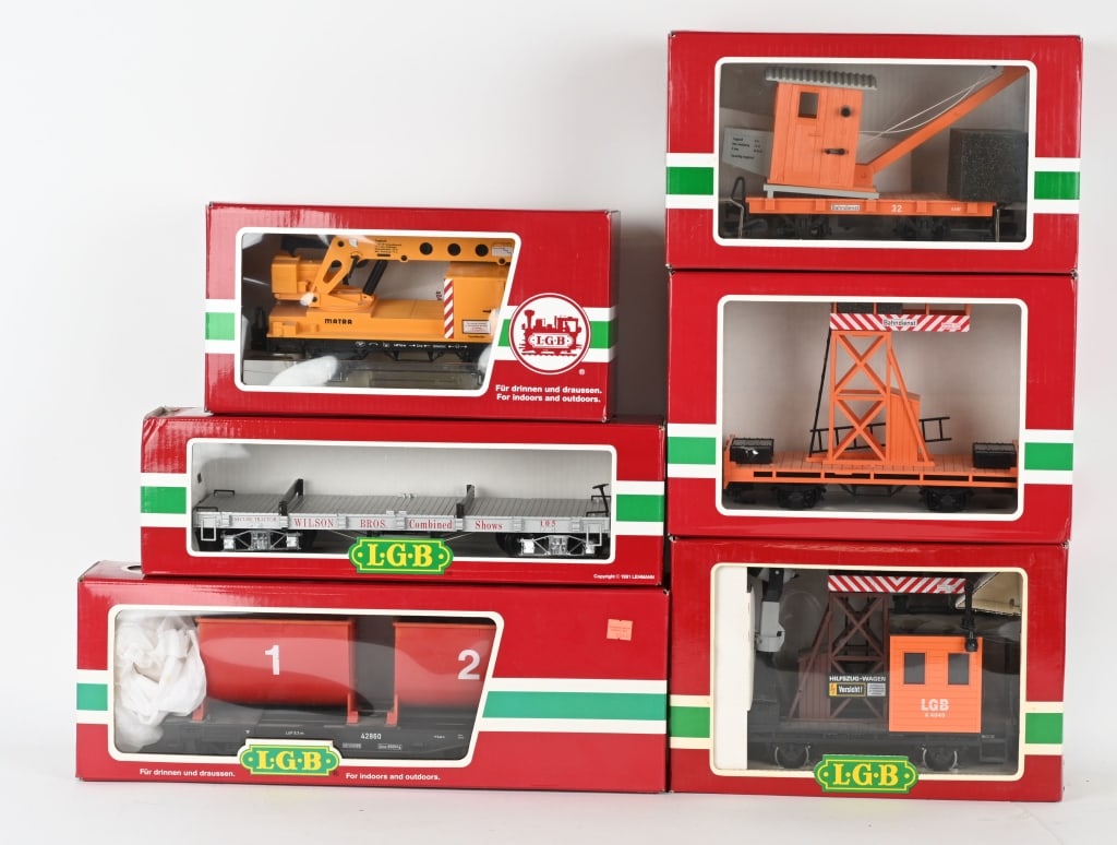 6- LGB FREIGHT CARS MIB (1 of 2)