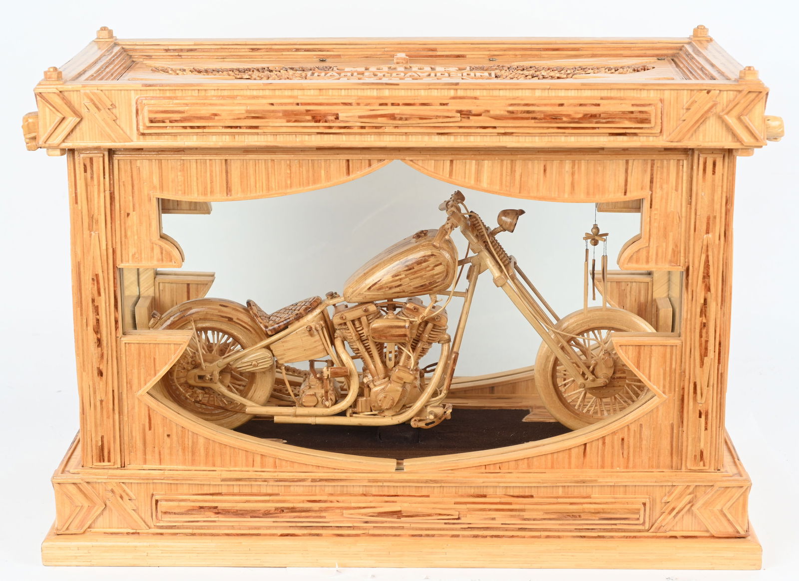 MATCHSTICK HARLEY DAVIDSON SCULPTURE (1 of 13)