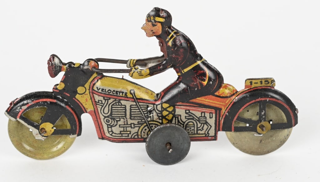 VELOCETTE PENNY TOY MOTORCYCLE (1 of 2)