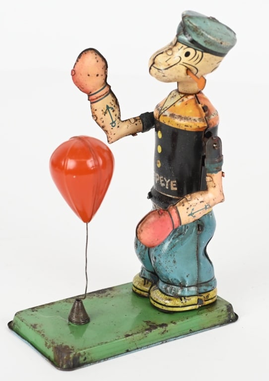 CHEIN TIN WINDUP POPEYE BAG PUNCHER (1 of 4)
