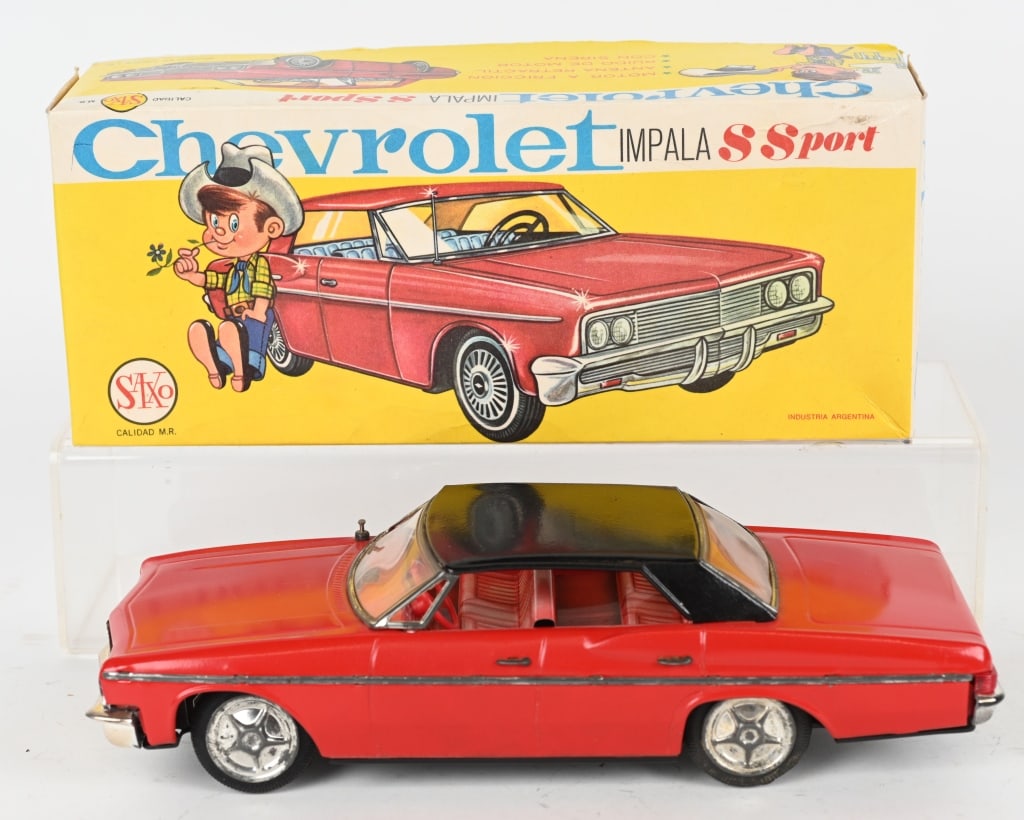 SAXO TIN FRICTION CHEVROLET IMPALA SS w/ BOX (1 of 7)