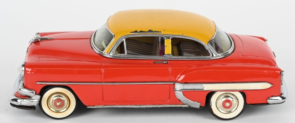 MARUSAN 1954 CHEVROLET COUPE: All original nice looking car. Has electric headlights. Not working. 10 1/2" Excellent