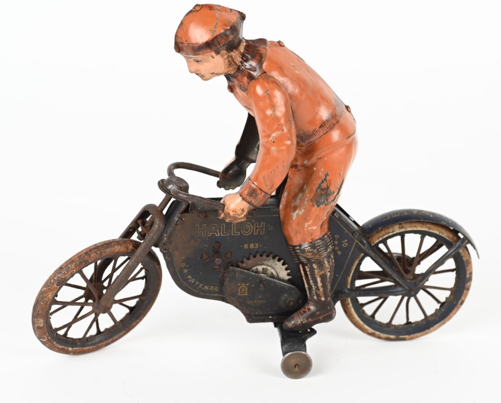 LEHMANN TIN WINDUP HALLOH MOTORCYCLE (1 of 4)