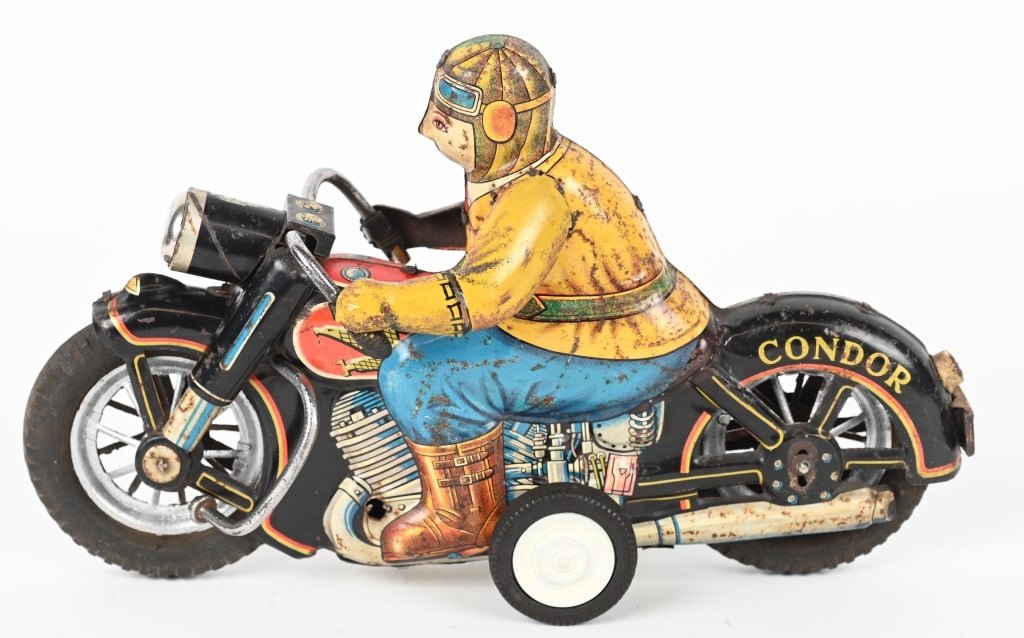 JAPAN TIN FRICTION CONDOR MOTORCYCLE (1 of 5)