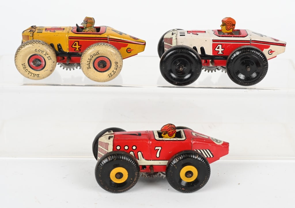 3- MARX TIN WINDUP MIDGET RACERS (1 of 3)