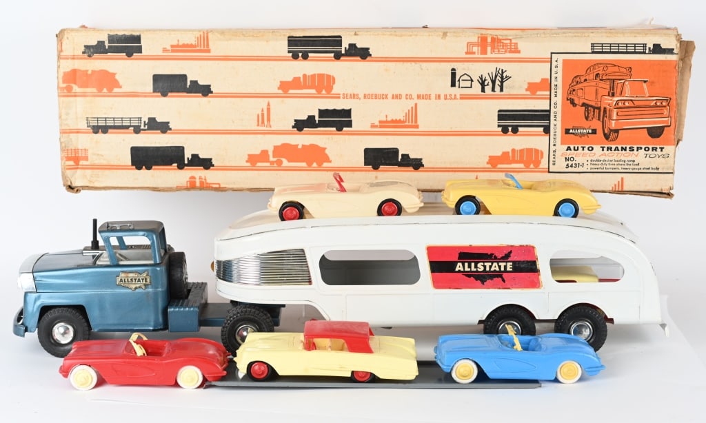 MARX ALLSTATE CAR CARRIER w/ BOX (1 of 7)