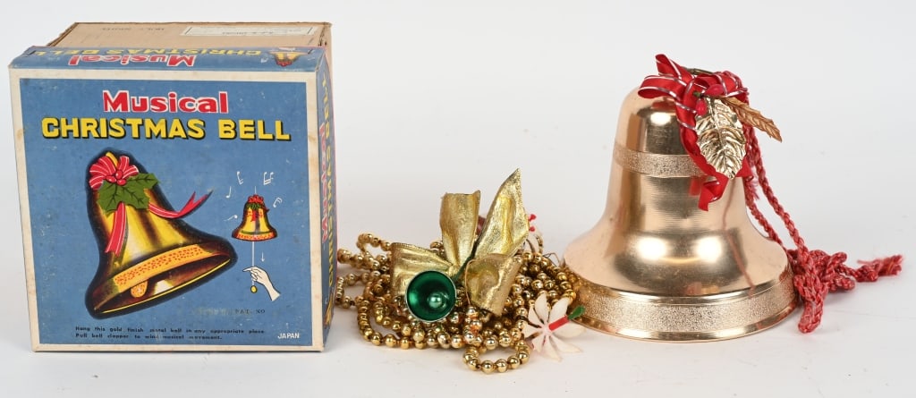 JAPAN MUSICAL CHRISTMAS BELL w/ BOX (1 of 4)