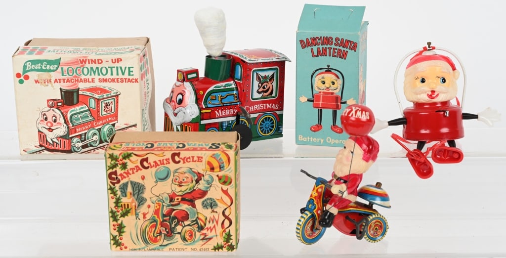 3- JAPAN SANTA CLAUS TOYS w/ BOXES (1 of 3)