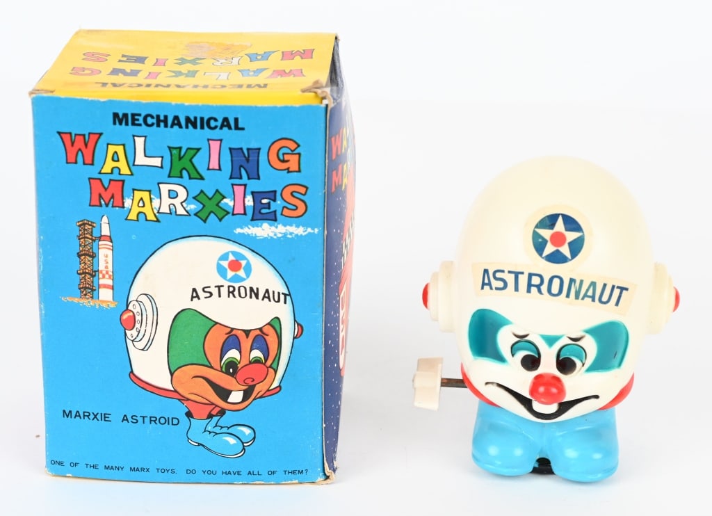 MARX WINDUP MARXIES ASTRONAUT w/ BOX: All original never played with. Boxed 5 1/2" Excellent