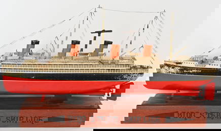 40" BING CLOCKWORK 3 FUNNEL OCEANLINER