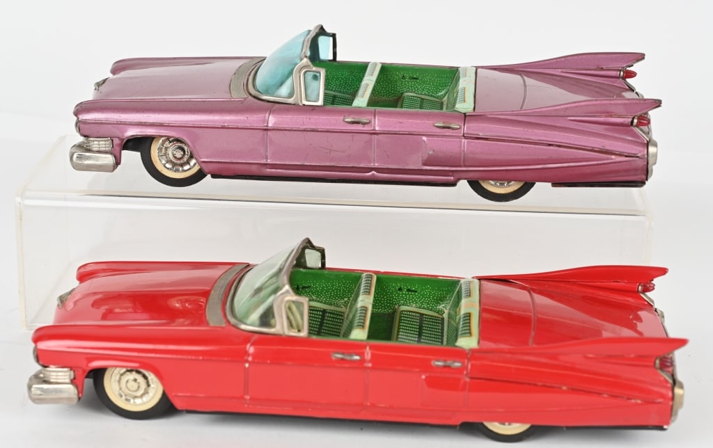 2- JAPAN TIN FRICTION CADILLAC CONVERTIBLES (1 of 7)