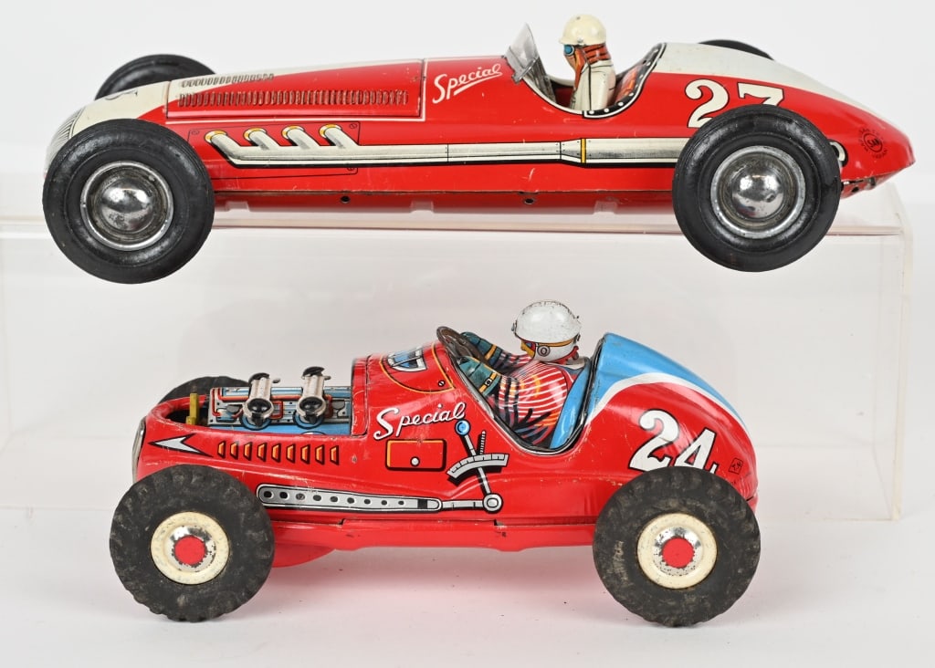2- JAPAN TIN FRICTION RACE CARS (1 of 7)