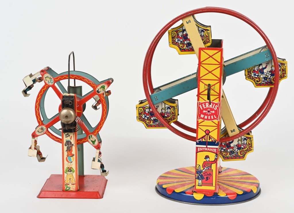 2- TIN WINDUP FERRIS WHEELS (1 of 6)