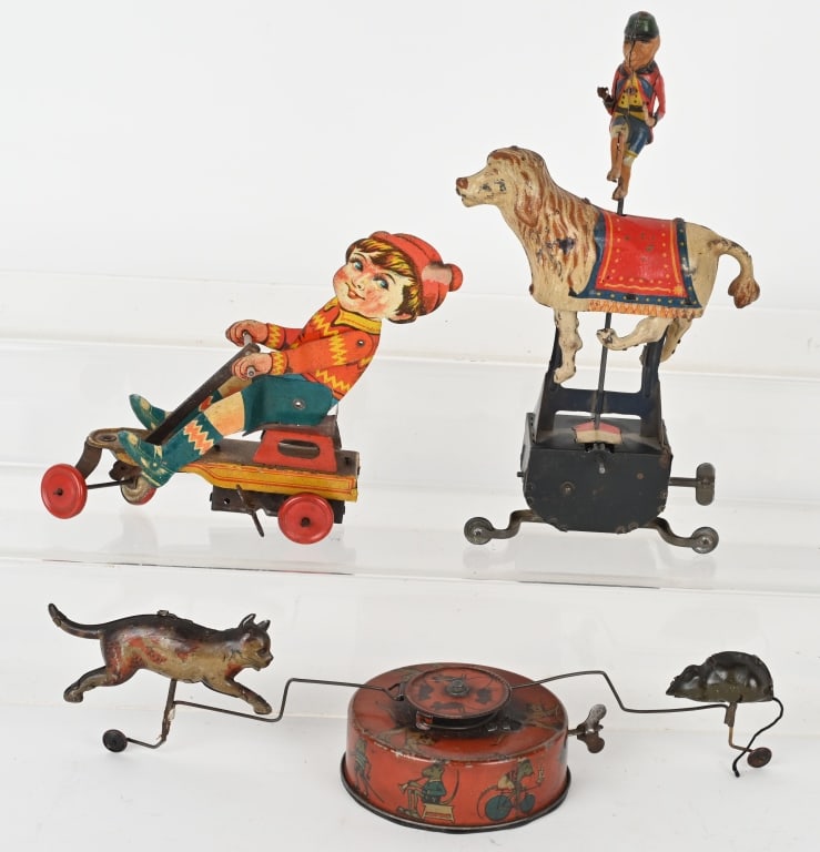 3- EARLY GERMAN TIN WINDUP TOYS (1 of 8)