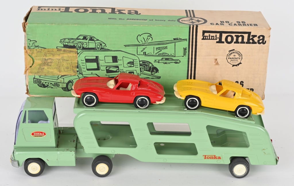 TONKA #96 CAR CARRIER w/ BOX (1 of 7)