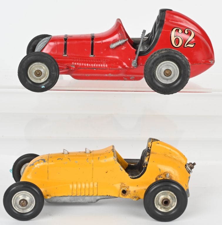 2- THIMBLE DROME RACERS: Includes Champion and Special. Both all original. Largest 10" Very Good-Excellent