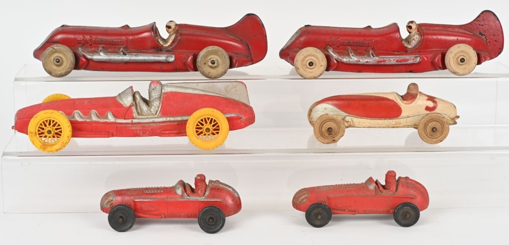 6- VINTAGE RUBBER RACE CARS (1 of 6)