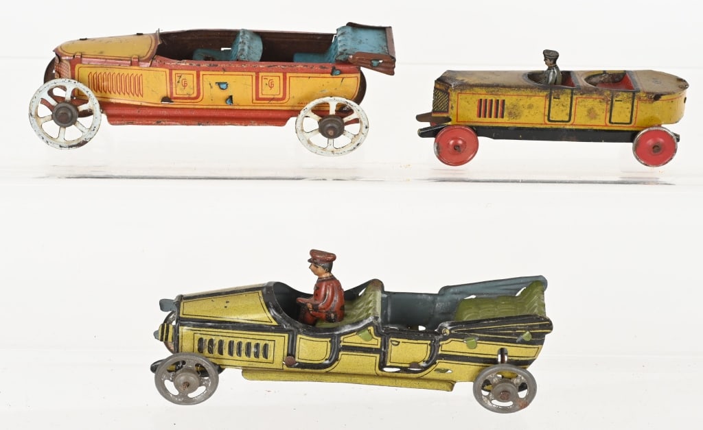 3- GERMAN TIN AUTO PENNY TOYS (1 of 4)