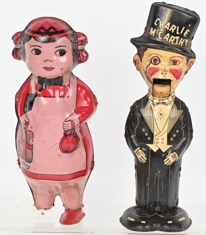 MARX TIN WINDUP CHARLIE McCARTHY & LINDSTROM (1 of 5)