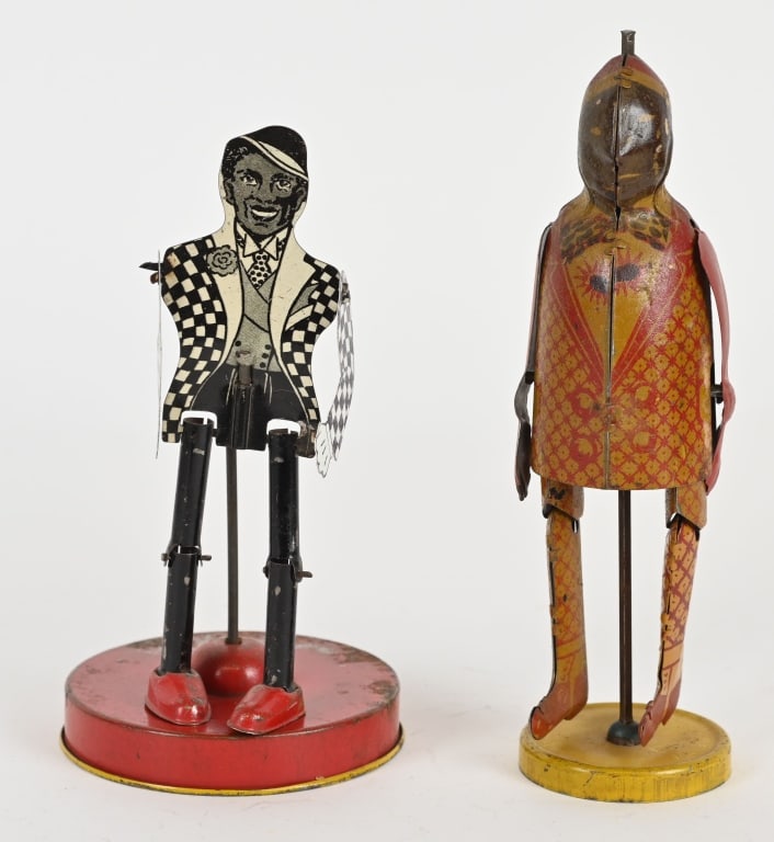 2- TIN MECHANICAL DANCING TOYS (1 of 7)
