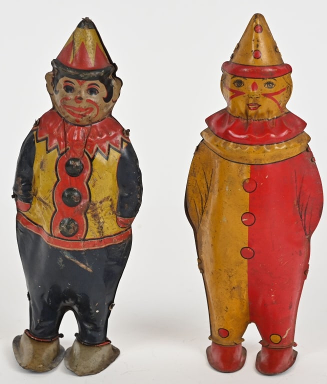 2- TIN WINDUP CLOWNS GERMAN & LINDSTROM (1 of 5)