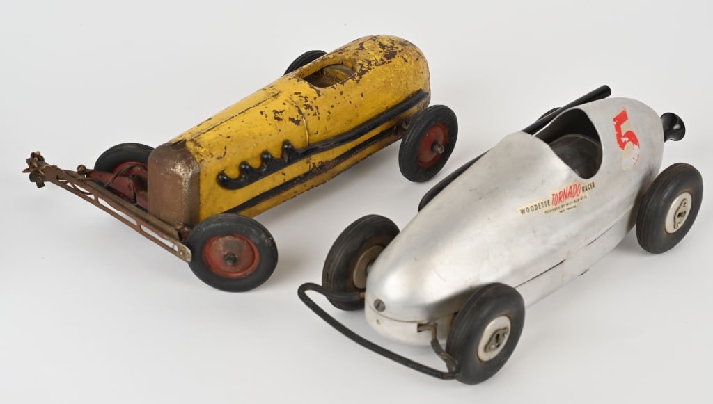 2- VINTAGE MECHANICAL RACE CARS (1 of 5)