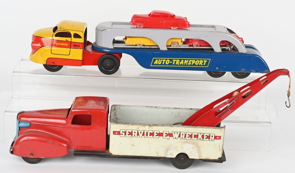 2- WYANDOTTE PRESSED STEEL TRUCKS (1 of 5)