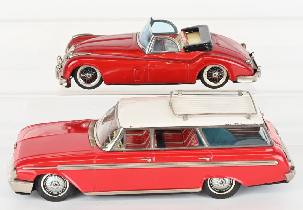 2- JAPAN TIN FRICTION AUTOS, FORD & JAGUAR (1 of 7)