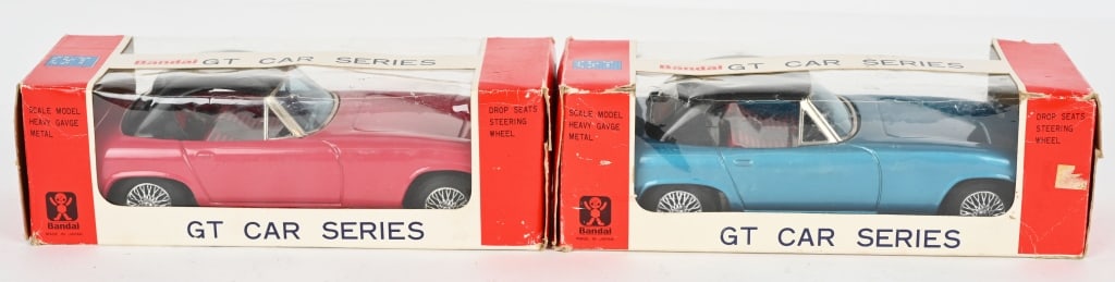 2- BANDAI TIN FRICTION LOTUS ELAN w/ BOXES (1 of 8)