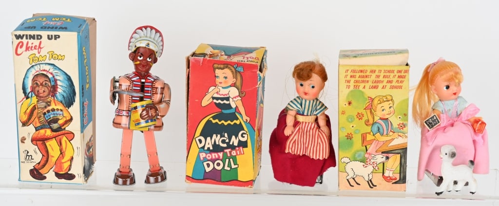 3- JAPAN WINDUP TOYS w/ BOXES (1 of 6)