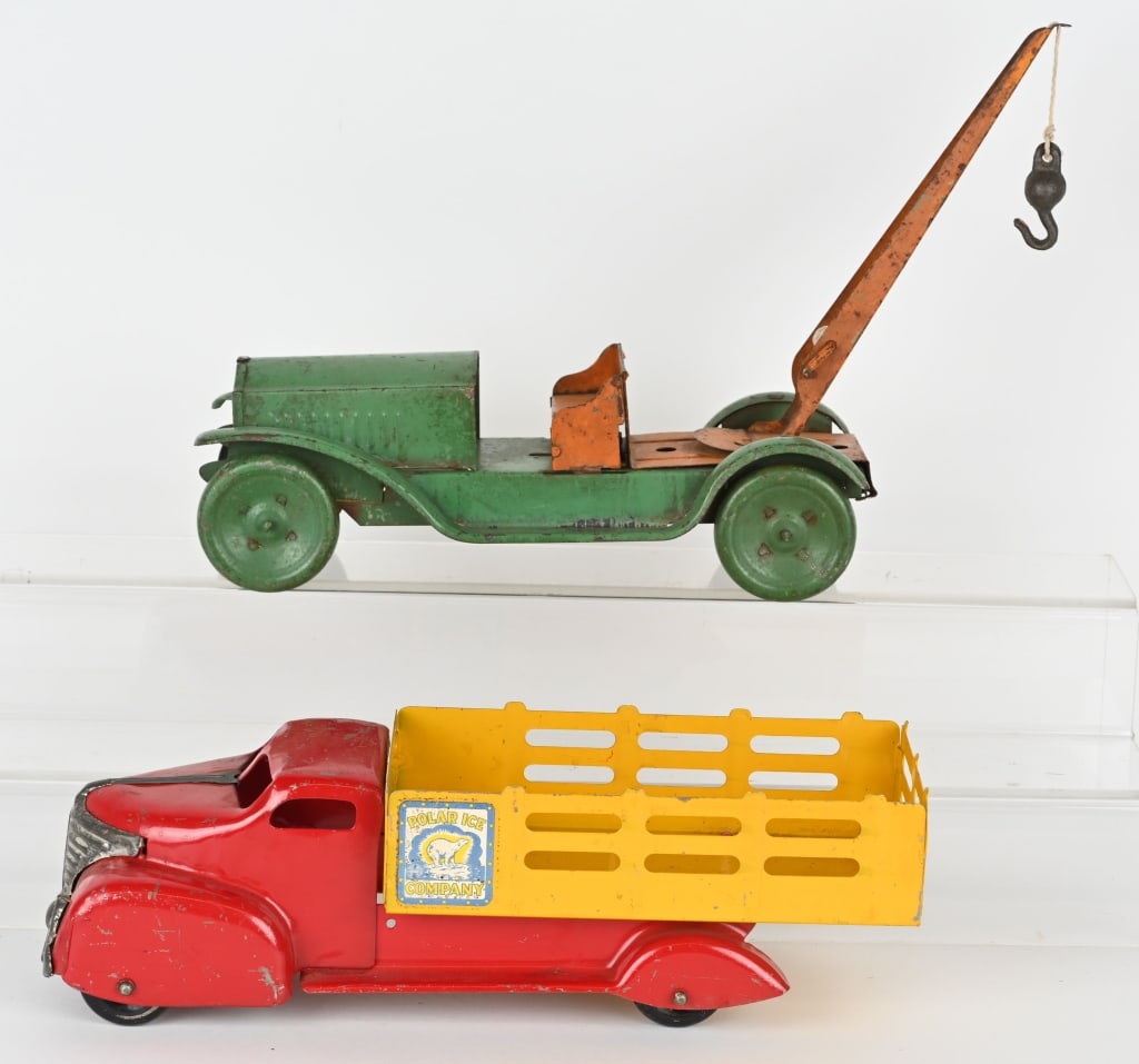 2- MARX & NEFF MOON PRESSED STEEL TRUCKS (1 of 6)
