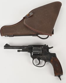 SOVIET RUSSIAN M1895 NAGANT REVOLVER WITH HOLSTER