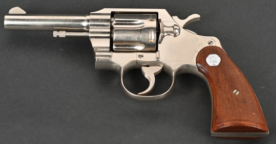 COLT OFFICAL POLICE NICKEL FINISH 38 SPECIAL