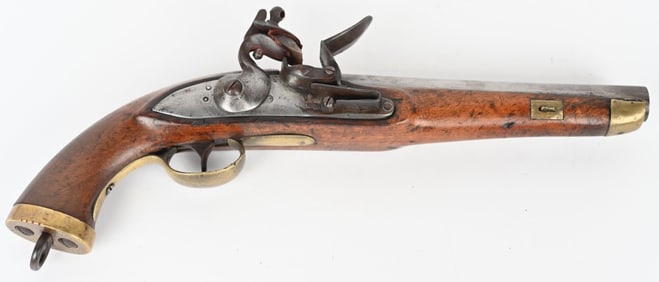 BELGIAN MILITARY FLINTLOCK PISTOL