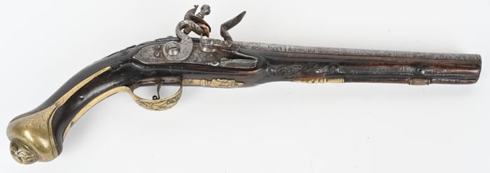 ANTIQUE MID EASTERN FLINTLOCK PISTOL
