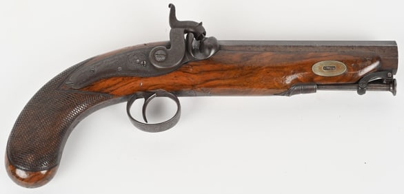 ENGLISH THOMAS TURNER PERCUSSION PISTOL