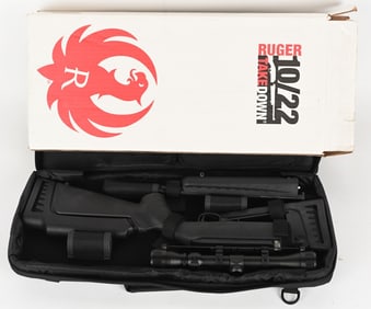 RUGER 10/22 TAKEDOWN LITE SEMI-AUTO RIFLE W/ SCOPE