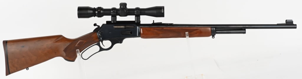 MARLIN 308MX MARLIN EXPRESS LEVER ACTION RIFLE: SERIAL NUMBER: 93051386. BARREL: 22". CALIBER: .308. Marlin 308MX 308 Marlin Express Lever Action Rifle with a 22" JM Stamped Micro Groove Barrel and an Adjustable Rear Sight. sports a Barska 3-9x39 r