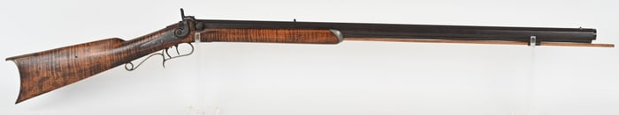 OHIO H. PETER HALF STOCK PERCUSSION RIFLE