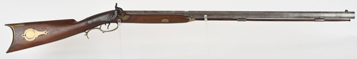 HALF STOCK PERCUSSION RIFLE