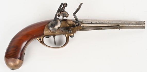 ITALIAN REPLICA CHARLEVILLE FLINTLOCK PISTOL