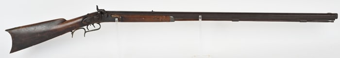 HALF STOCK PERCUSSION RIFLE