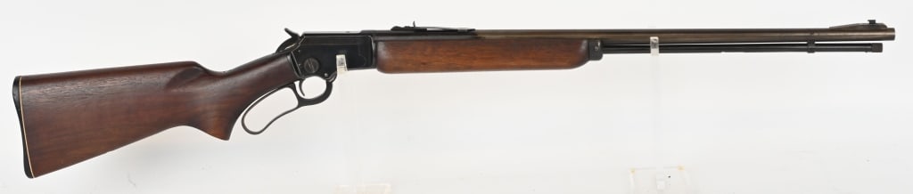 MARLIN MODEL 39A LEVER ACTION RIFLE 22 CAL.: SERIAL NUMBER: K5016. BARREL: 24". CALIBER: 22 S.L.LR. MANUFACTURED: 1953. One of the finest .22 lever action rifles ever made. This example was made at the end of the war when very few made it to civ