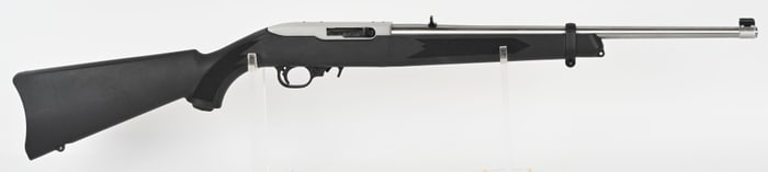 STAINLESS RUGER 10/22 SEMI AUTO RIFLE