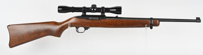 RUGER 10 / 22 WITH SCOPE SEMI AUTO RIFLE