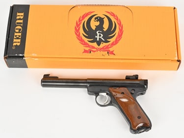RUGER MARK II TARGET WITH FACTORY BOX 22 LR.